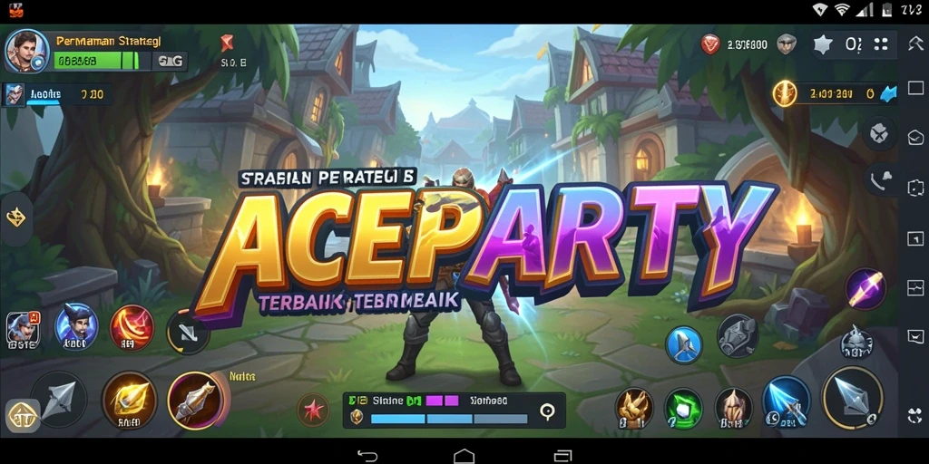 Tampilan gameplay ACEPARTY yang strategis dan mendebarkan.