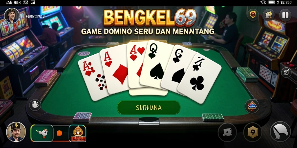 Tampilan gameplay seru di BENGKEL69 dengan pemain bersaing.