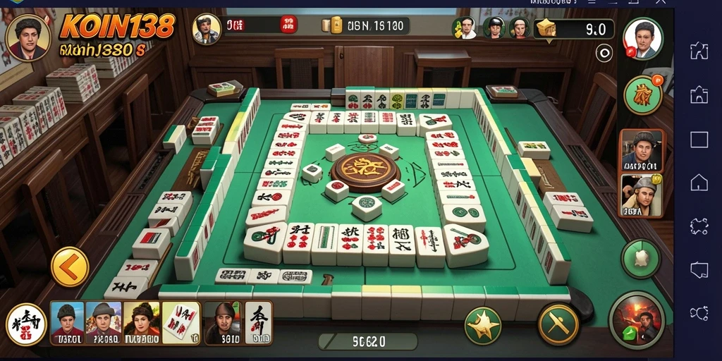 Screenshot KOIN138 menampilkan gameplay Mahjong yang seru dan menarik.