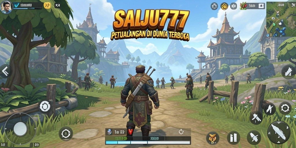 Gameplay SALJU777 menunjukkan eksplorasi dunia terbuka yang menakjubkan.